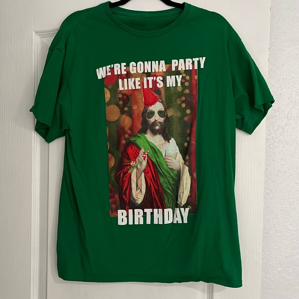 Spencer’s Jesus T-shirt “We’re Gonna Party Like It's My Birthday